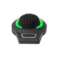 CARDIOID CONDENSER BOUNDARY MICROPHONE WITH 3-PIN XLR OUTPUT AND LOCAL MUTING (BLACK)